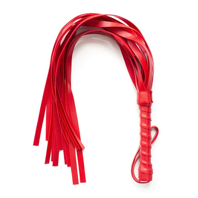Set SM En Cuir PU Artisanal - Fouet, Paddle Et Liens Pour Bondage, Neuf